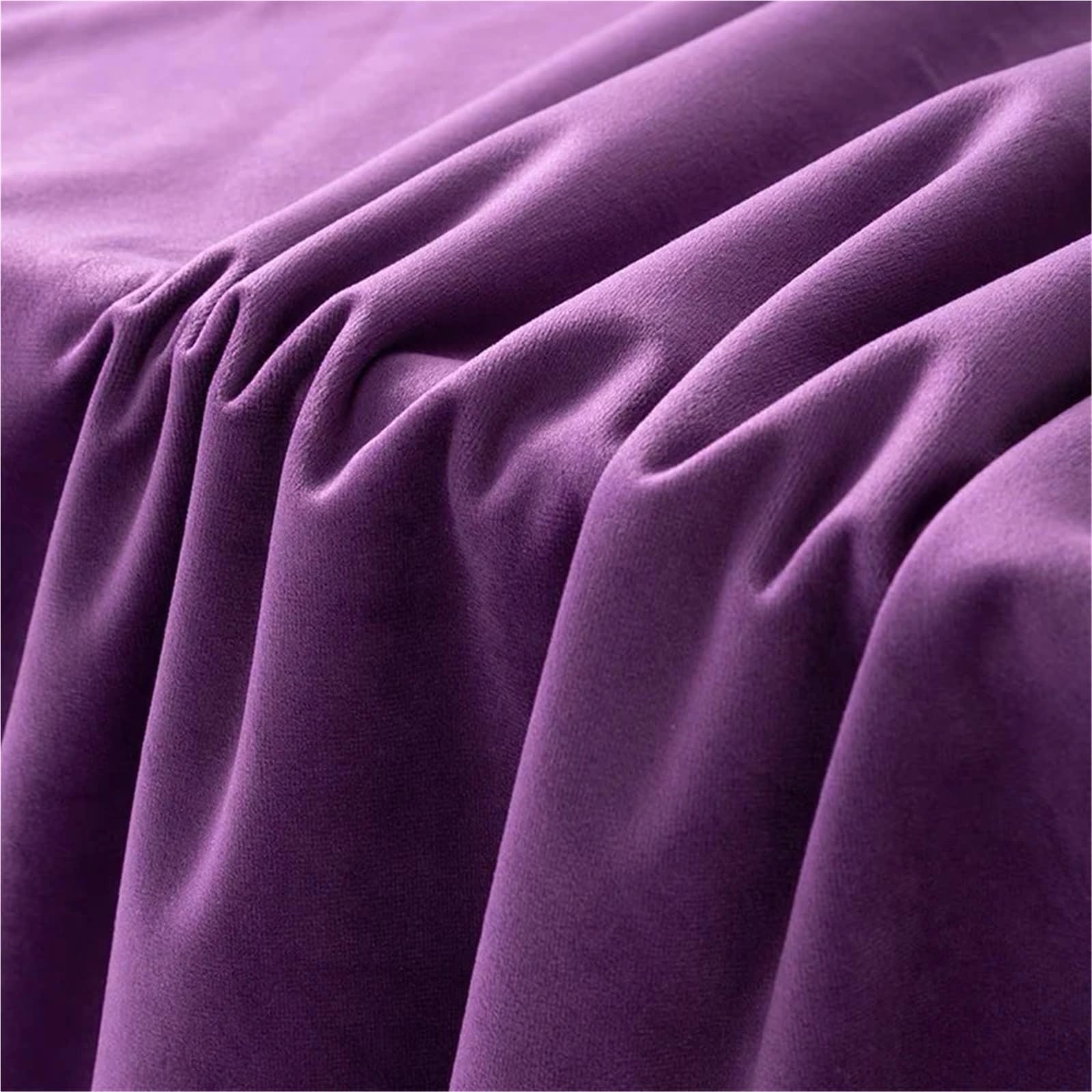 Tessuto cotone 1/3/5M tessuto fai da te for cucire tessili for la casa abbigliamento copertura del cuscino del divano decorazione della tenda sfondo velluto per Lavori Fai Da Te(Lake Blue,1M X 150cm)