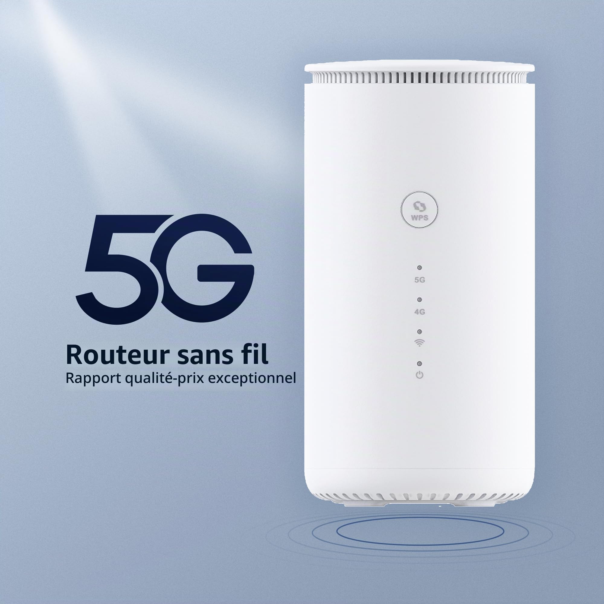 Routeur 5G avec SIM UDX710 WIFI6, 2 Ports, WAN/LAN, 5G, NR, TDD, Max 2,6 Gbit/s DL/650 Mbit/s, Modem UL Double Bande 2,4 GHz, 5,0 GHz, 802.11 a/b/g/n/AC/AX