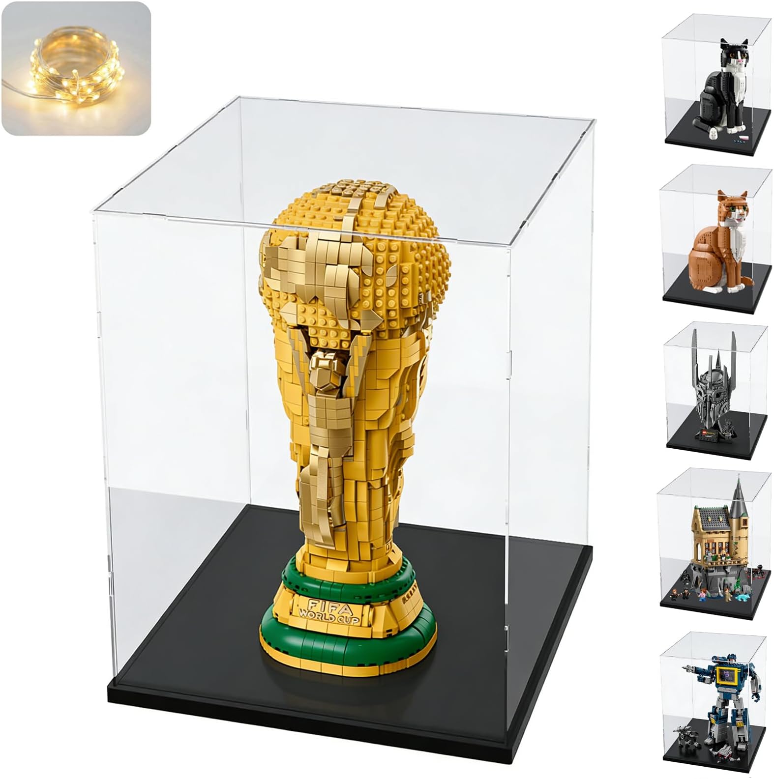 Clear Acrylic Display Case for Labubu Popmart The Monsters Fall in Wild Doll ...
