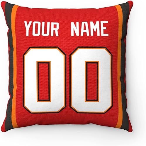 Miniatura 55 de ANTKING 2 paquetes de almohadas personalizadas con cualquier nombre y número para hombres, mujeres y niños Para Cincinnati