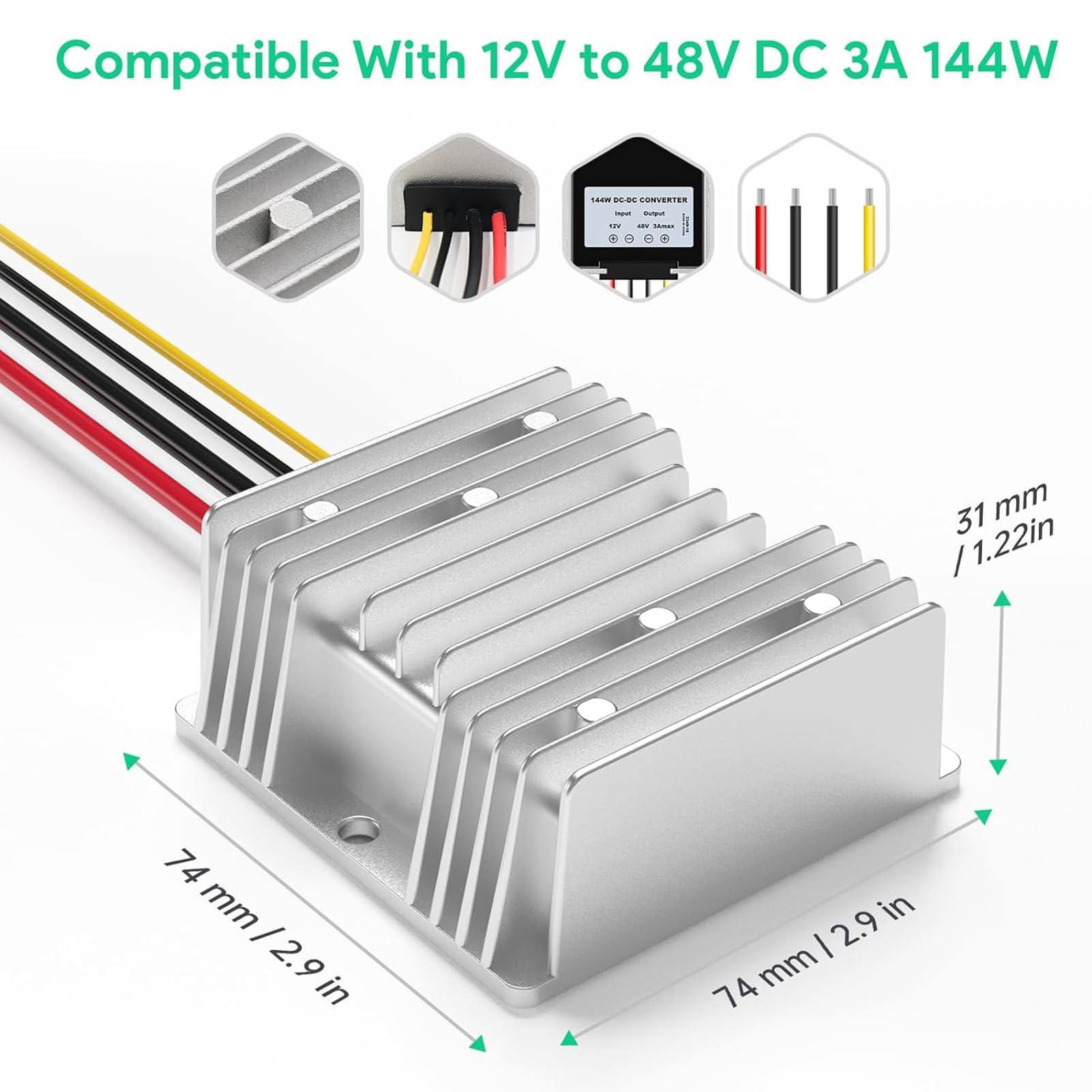 Iniettore PoE GigE Stabile da 150 W per Connessioni di Rete Veloci con Protezione da Sovratensione per Uso Domestico o in Ufficio
