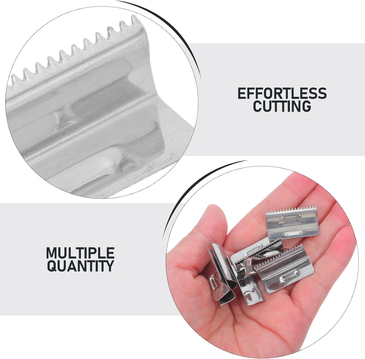 10pcs Tape Dispenser Blade Replacement, 26mm Adhesive Sticker Cutter Parts, Industrial Carton Sealer Blades for Tape Guns and Dispensers