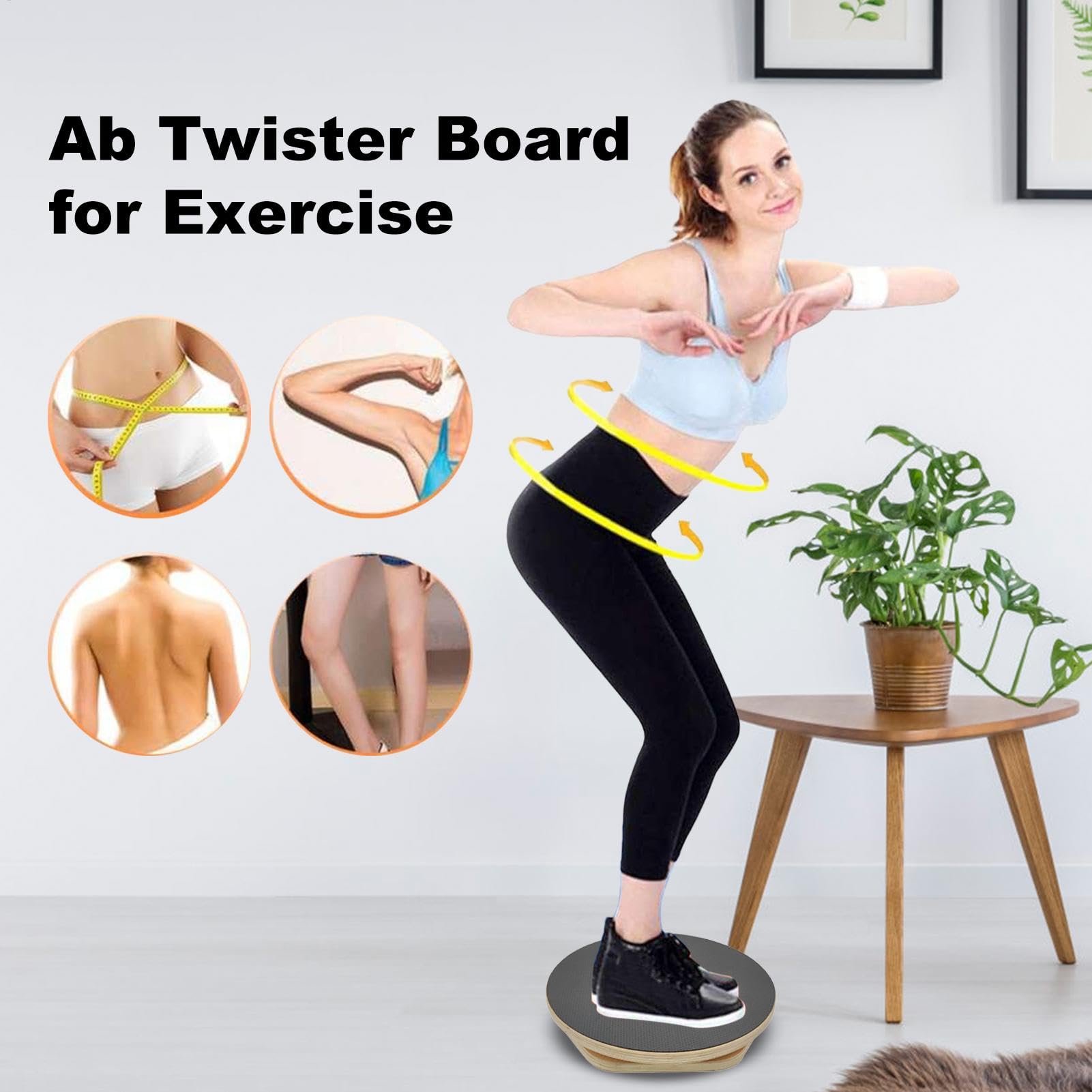 Twist Ćwiczenie, AB Twister Board do ćwiczeń Twist Balance Balance Taper | Odchudzanie rzeźbiarz brzusznych tonizowanie tonizującego dysku dla domu i fitnessu