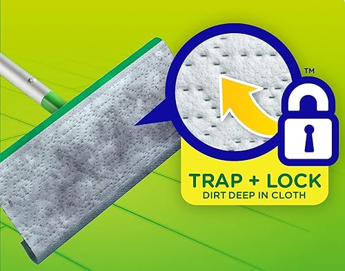 Miniatura 3 de Swiffer Sweeper Wet Mopping Cloth - Recambios para múltiples superficies, aroma a lavanda Febreze, 36 unidades (paquete de 1)