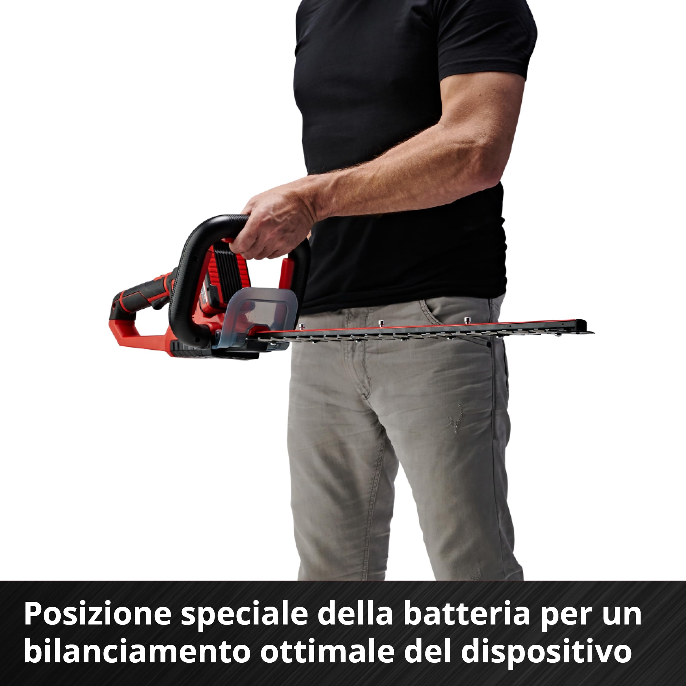Einhell 3410930 Tagliasiepi A Batteria, Arancione