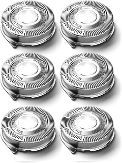 Cabezal de afeitadora repuesto SH50/50 Compatible con Philips Series 5000 AquaTouch y Compatible afeitadoras eléctricas Star-Wars SW57xx(6 pcs kit)