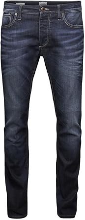Jack & Jones Heren Regular-fit Jeans Clark Original JOS 318, blauw (Blue Denim)., 33W / 32L