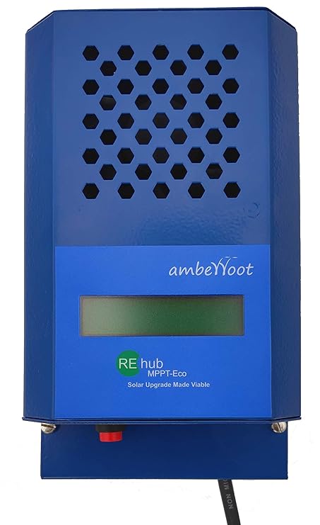 Amberroot Systems REhub MPPT Eco12/24V 25A Solar Charger to add Solar to existing Back up Inverters