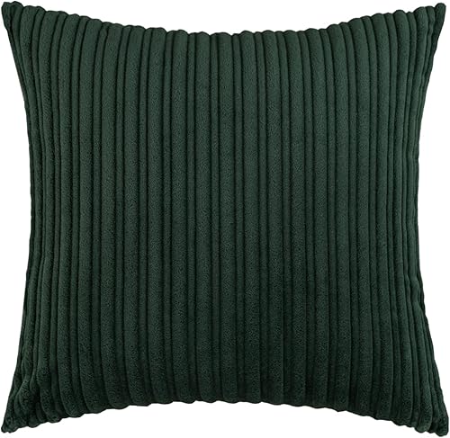 Miniatura 188 de UGASA - Juego de 2 fundas de almohada de terciopelo a rayas, funda decorativa para cojín con cremallera oculta para el hogar, sofá, dormitorio,