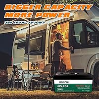 Vista 6 de Batería de litio de 36 V con cargador y monitor LCD, batería de litio para carrito de golf de 36 V 100 AH con BMS de 200 A, salida de 7.68 kW