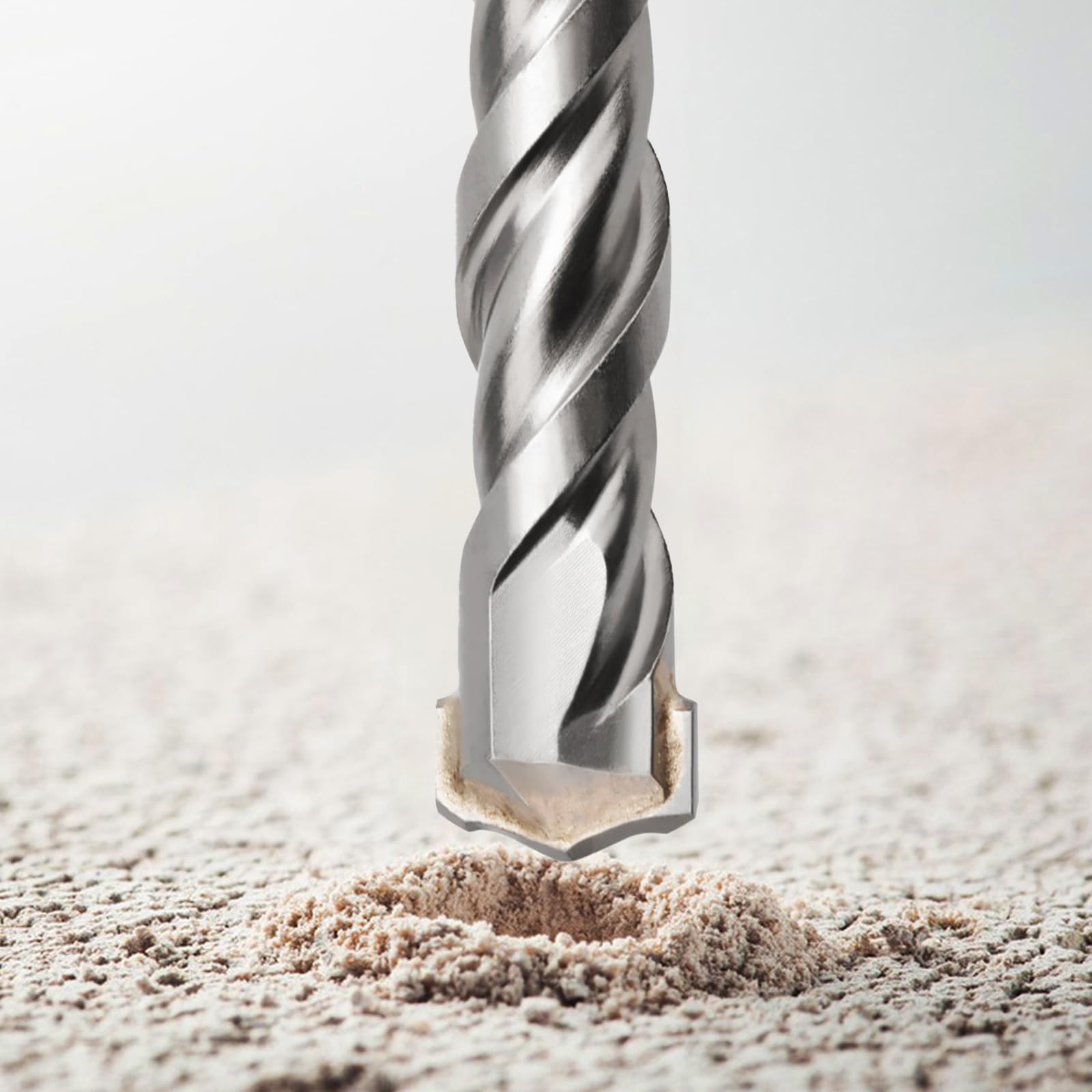 Punta per trapano SDS Plus 12 x 600mm, con punta in metallo duro, punta per calcestruzzo ideale per forare in pietra, calcestruzzo, ferro d'armatura, pietra naturale, muro di mattoni