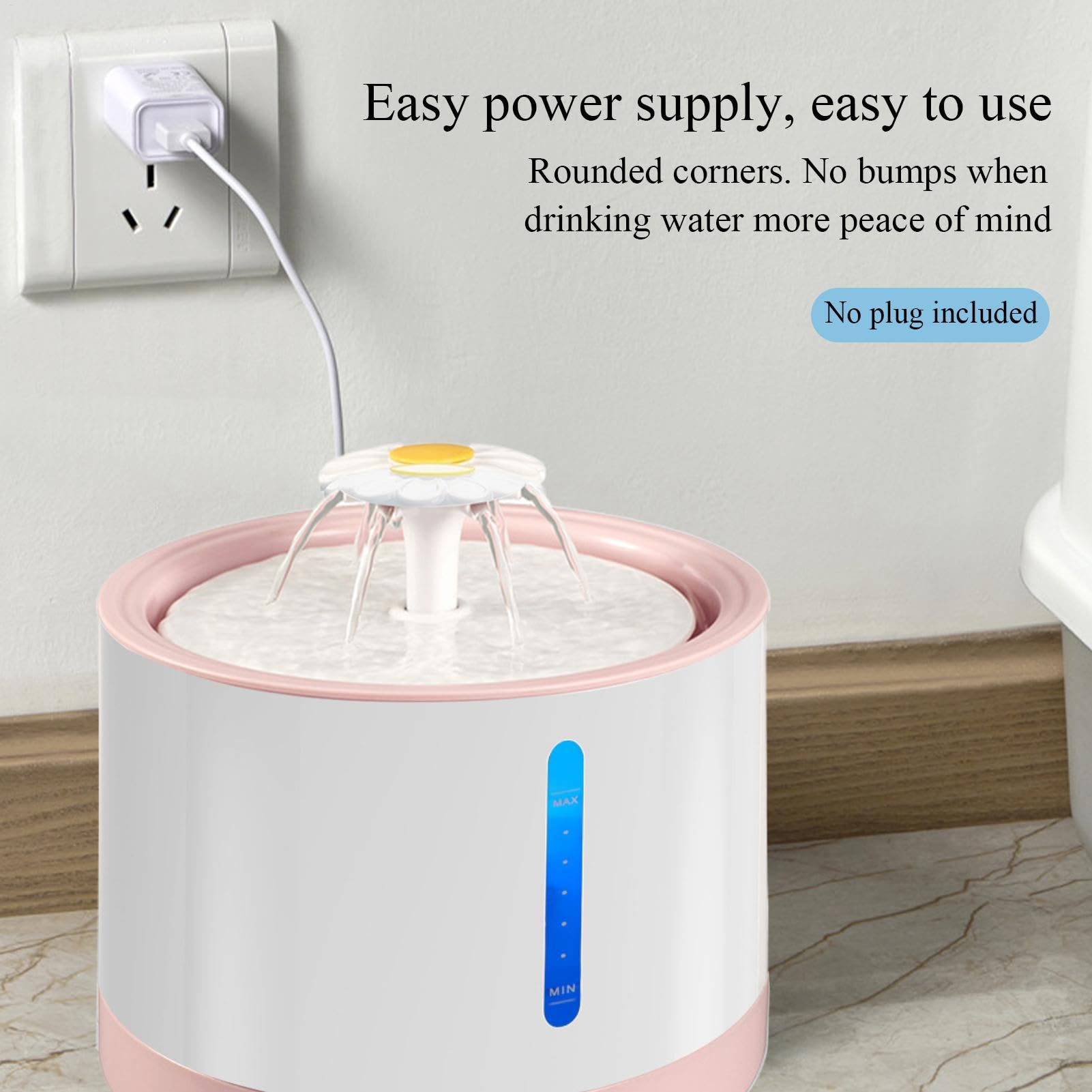 Dispensador de Agua para Perros Recargable