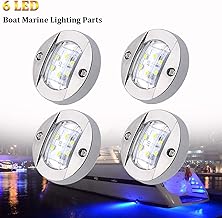 PSEQT LED Marine Boat Deck Lights, Stern Courtesy Interior Pontoon Anchor Light Waterproof for boats Night Fishing Kayak Yacht Duck John Boat
