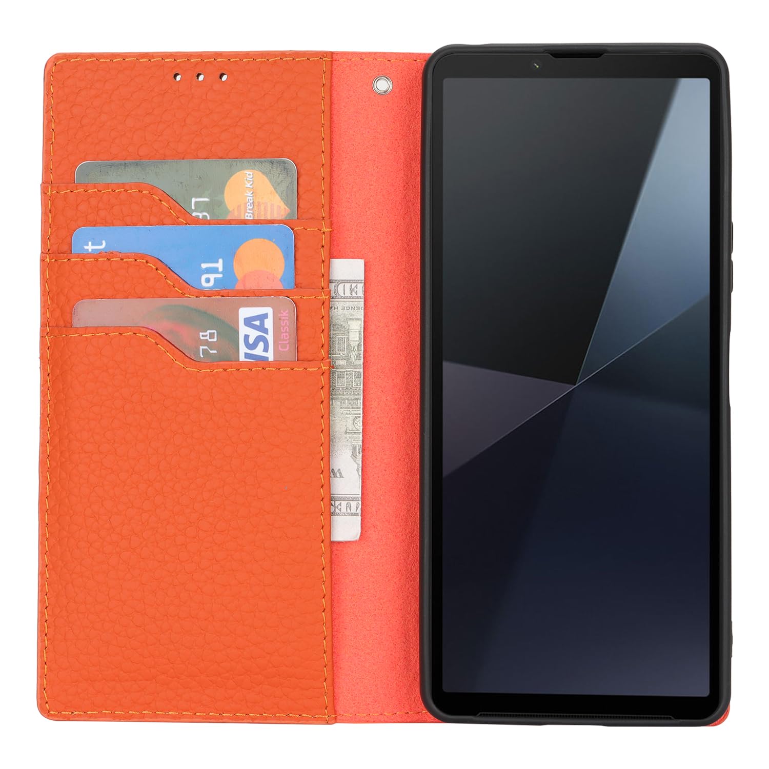 Amazon.co.jp: Eastwave For Sony Xperia 10 VI ケース 本革 牛革 For