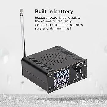 Amazon.co.jp: QANYEGN ラジオ受信機、FM AM受信機、150K