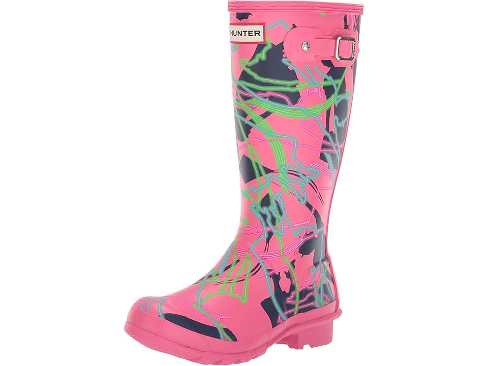 

Hunter Kids Disney(r) Mary Poppins Original Wellington Rain Boot (Little Kid/Big Kid) (Arcade Pink Bright Camo Print) Girls Shoes, Multi