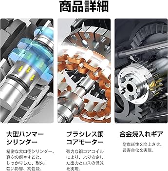 Amazon | 充電式ハンマードリル ハンマードリル マキタ18V