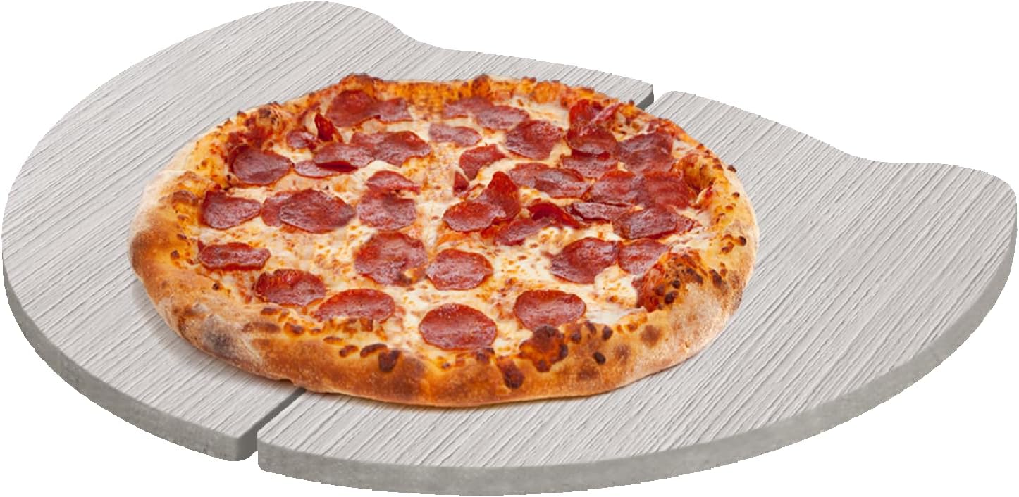 FibraMent® MicroLine Pizza Stone for the Solo Stove Pi Prime Pizza Oven - Replacement Baking Stone, Dual-Sided (Textured & Smooth), Precise Fit, High Heat Performance, Made in USA