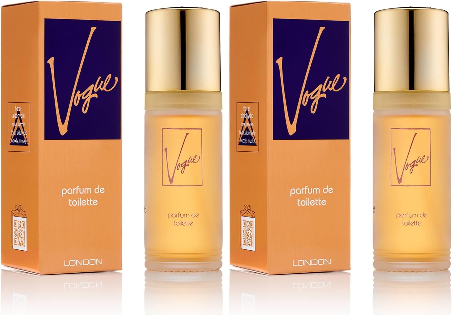 UTC Vogue - Fragrance for Women - 55ml Parfum de Toilette, made by Milton-Lloyd (Pack of 2)