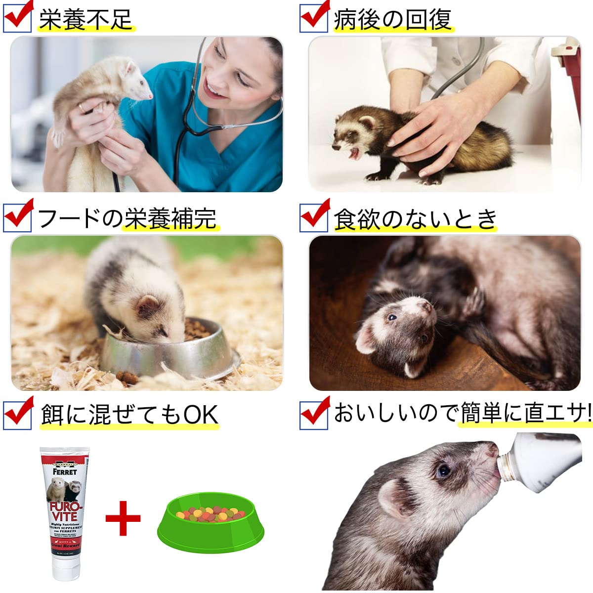 Amazon | Marshall (マーシャル) フロバイト フェレット サプリメント