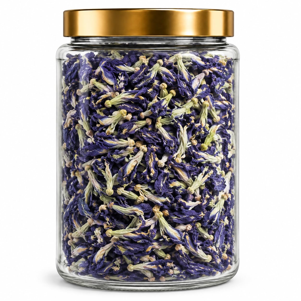 VS Products Blue Pea Dry Flowers,100g, Butterfly Pea Flower Tea, Aprajita, Asian pigeonwings, Cordofan pea Flower (Pack of 1 X 100g) 1