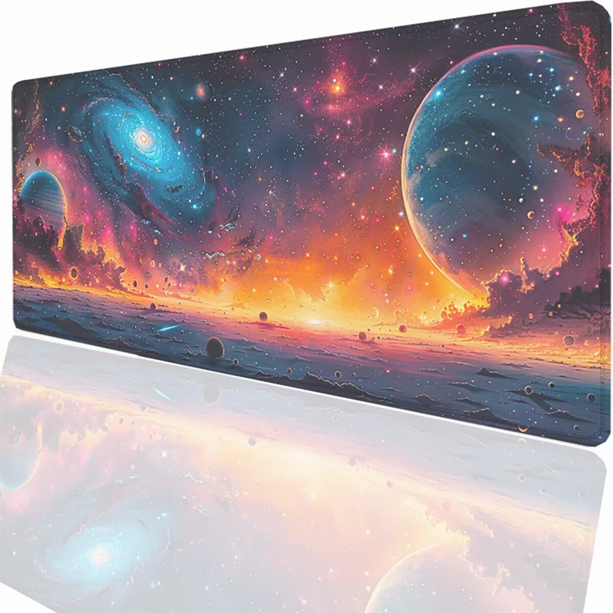Tappetino per Mouse Gaming XXL 1200x600x3mm– Ufficio Mousepad Grande – Migliora la Velocità e la Precisione Tenuta Stabile Sottomano per Ufficio e Casa Accessori Scrivania Universo PjY13281 N-U