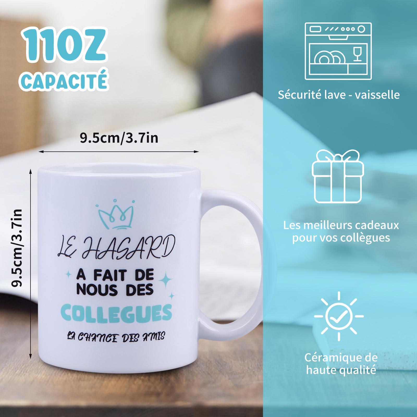 Mug Elue Meilleure Collègue - Par Métiers/Pour Un(e) Collègue - Mug-Cadeau