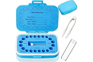 Baby Tooth Organizer and Fetal Hair Container