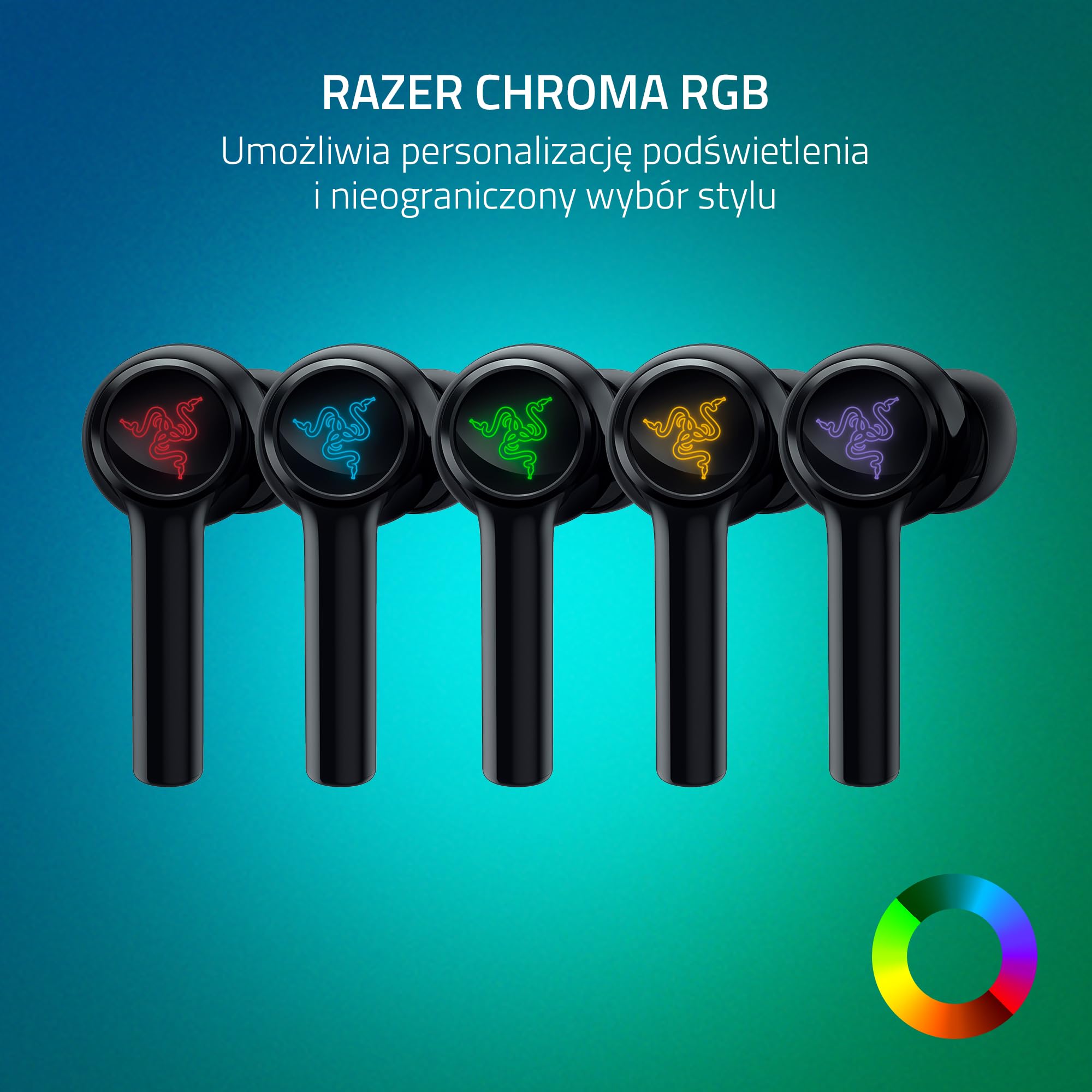 Razer Hammerhead HyperSpeed - bezprzewodowe słuchawki do gier na Xbox (bezprzewodowe HyperSpeed, aktywna redukcja szumów, Bluetooth 5.2, do 30 godzin baterii).