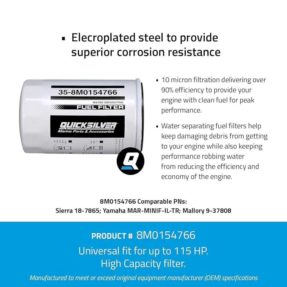 フィブリノーゲン Amazon.com: Quicksilver 8M0154766 Water Separating Fuel