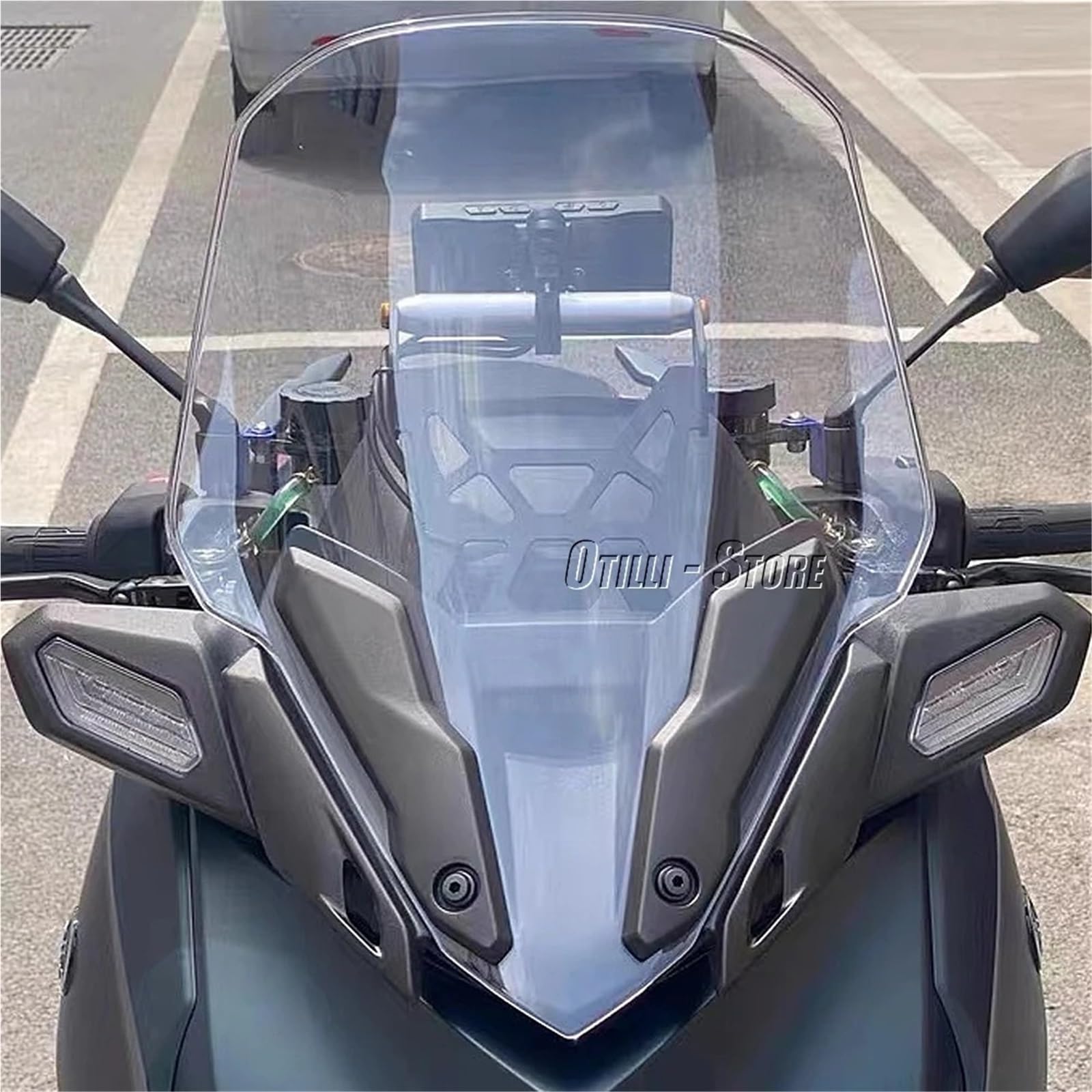 MKBHD Soporte de navegación GPS for Yamaha X-MAX Xmax 300 X-MAX300 XMAX300 2023 2024 2025, Placa de Soporte de navegación de 12MM y 22MM(12MM)