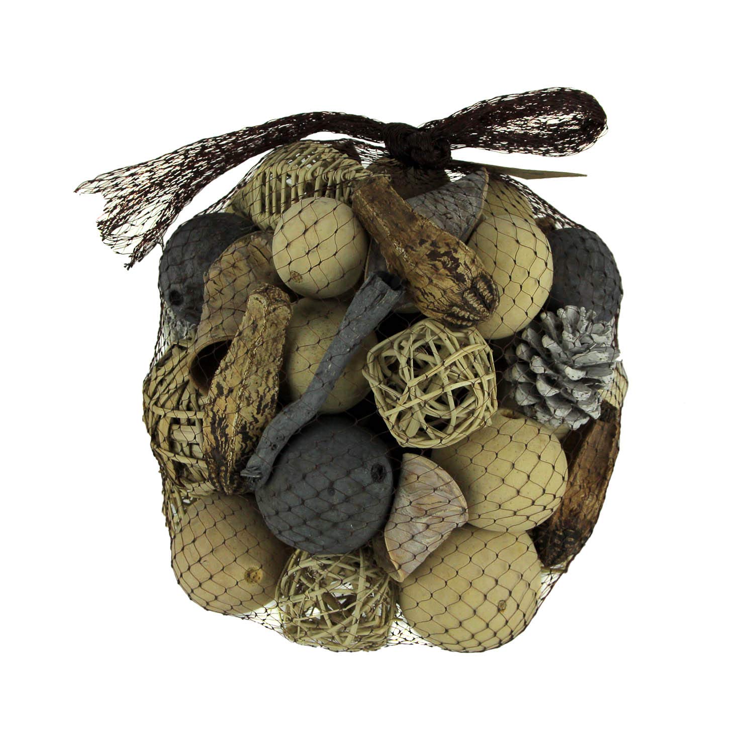 Neutral Beige Decorative Mushroom Mix Assorted Dried Botanicals In a Bag