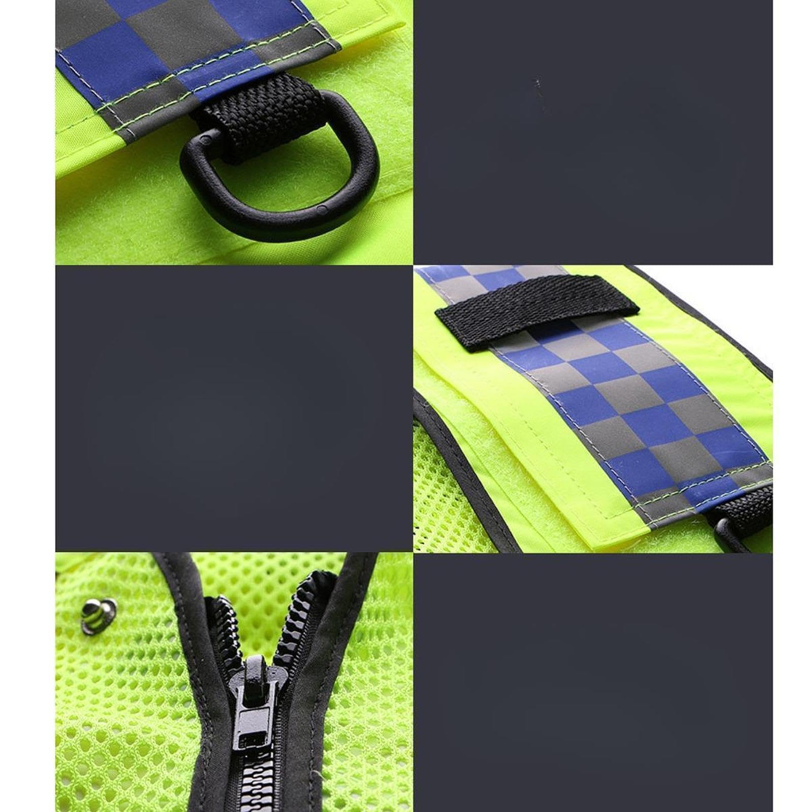 Gilet de sécurité réfléchissant pour hommes et femmes, haute visibilité, vêtement de travail léger avec poches zippées pour activités