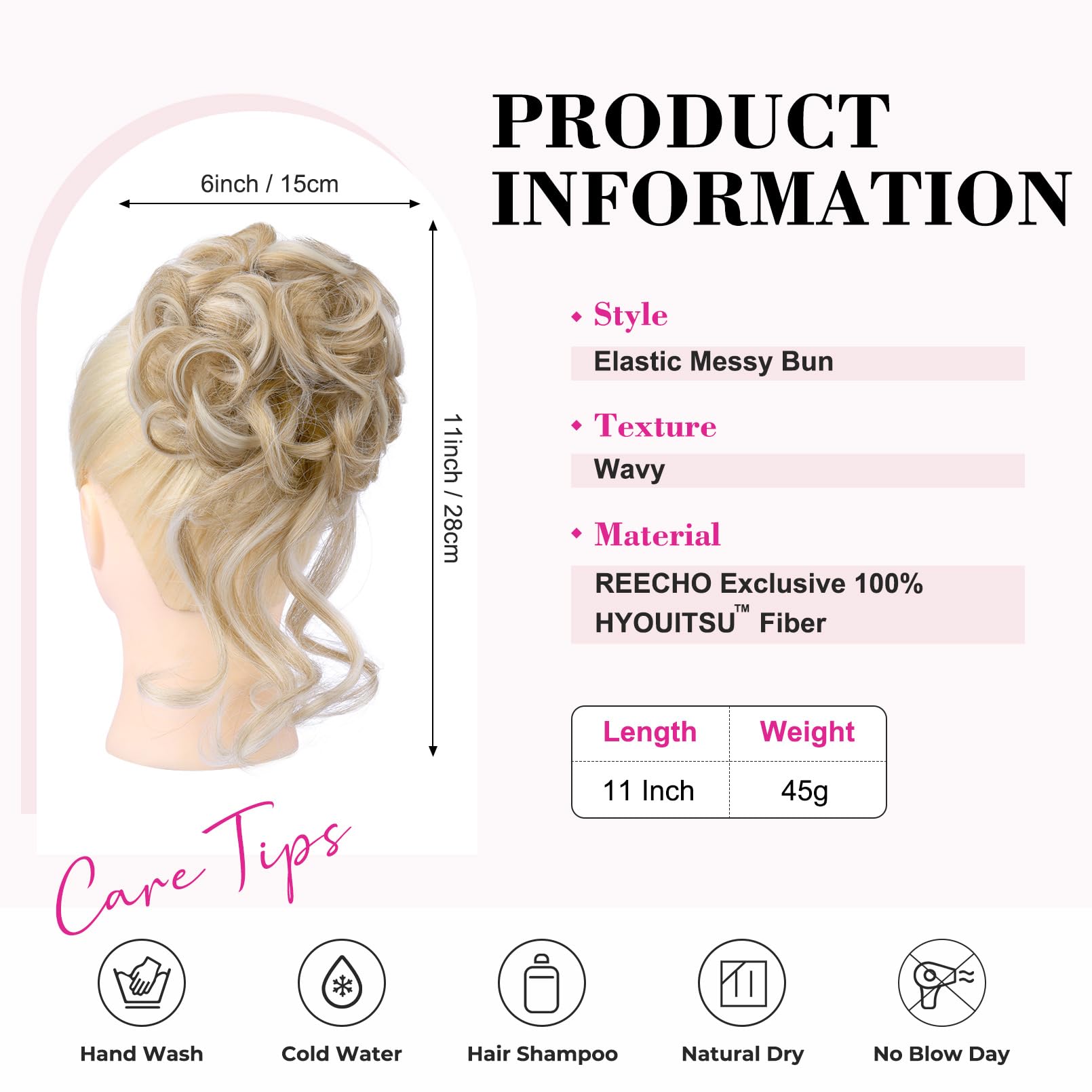 REECHO Messy Bun Hair Piece - Image 2
