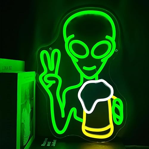 Miniatura 10 de Letrero de neón con cara sonriente regulable para decoración de pared, letrero luminoso de neón alimentado por USB para sala de juegos, dormitorio,