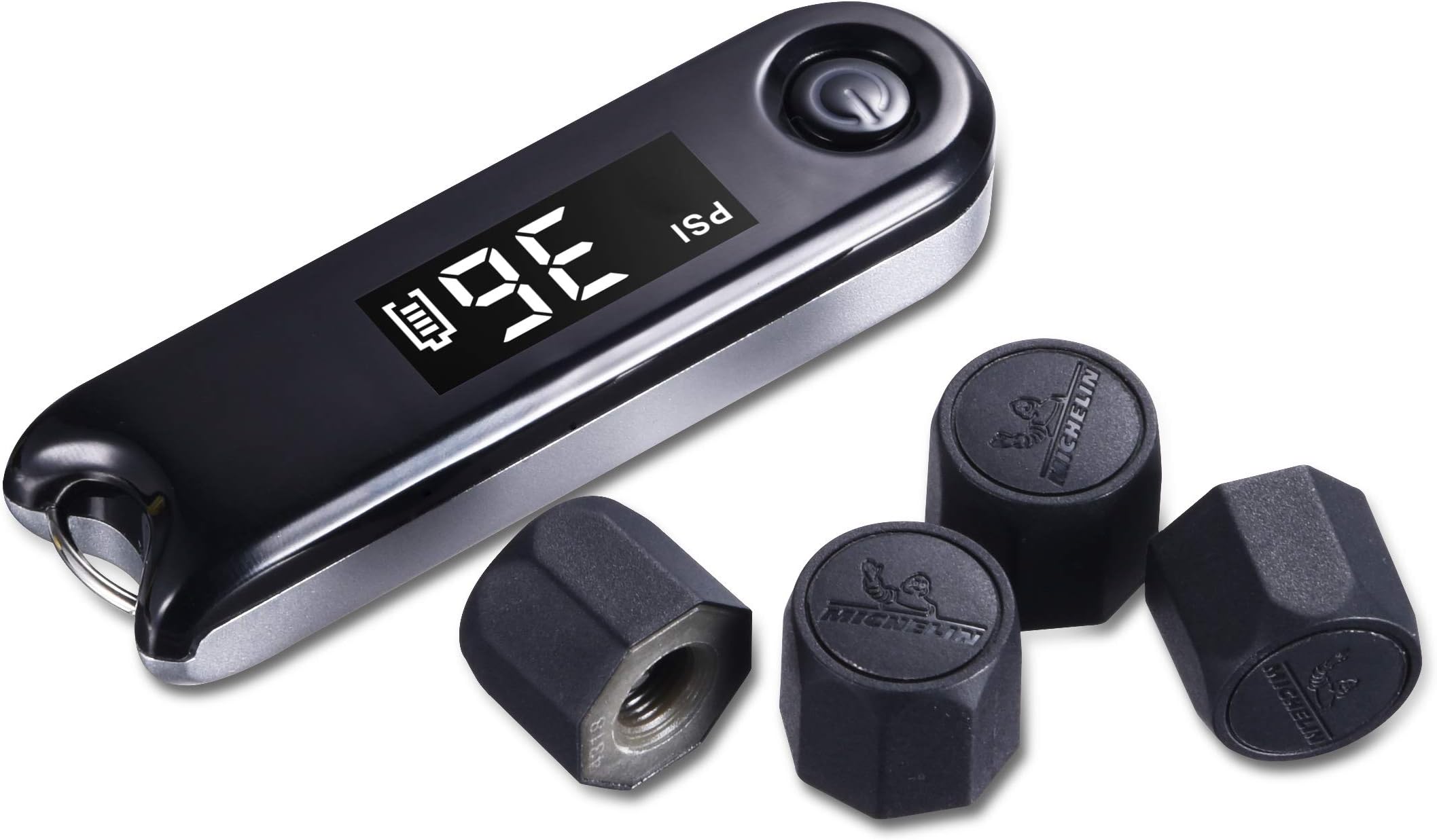 MICHELIN Pressure Checker - for cars, vans, caravans, light trailers, minibuses, scooters, mopeds, motorbikes