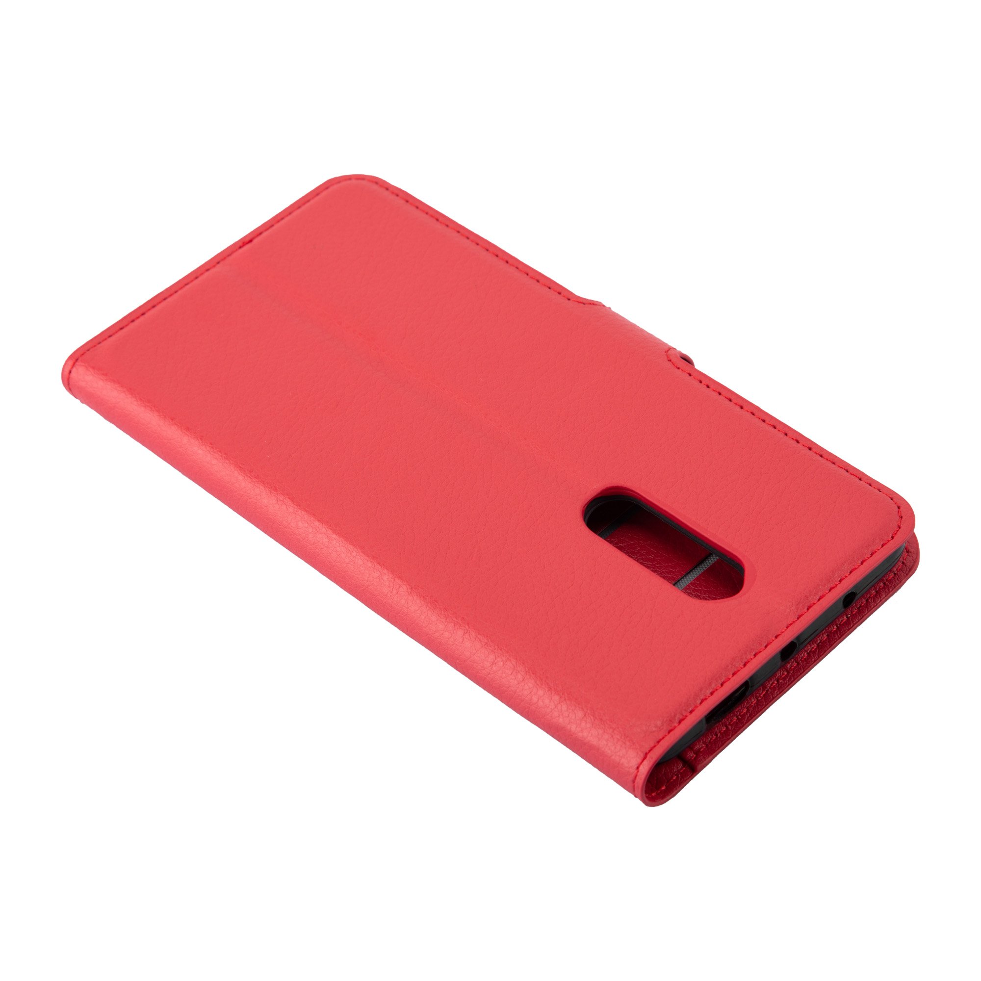 Cadorabo Custodia Libro per Samsung Galaxy Note 3 Neo in Rosso Carminio - con Vani di Carte, Funzione Stand e Chiusura Magnetica - Portafoglio Cover