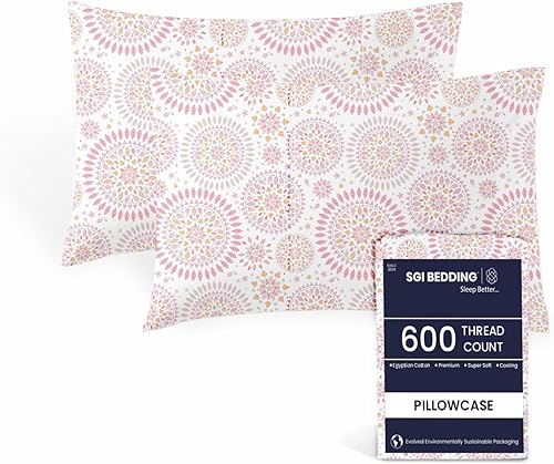 Vista 41 de SGI Bedding 600 hilos 100% algodón egipcio fundas de cojín y funda de almohada 01-Blanco