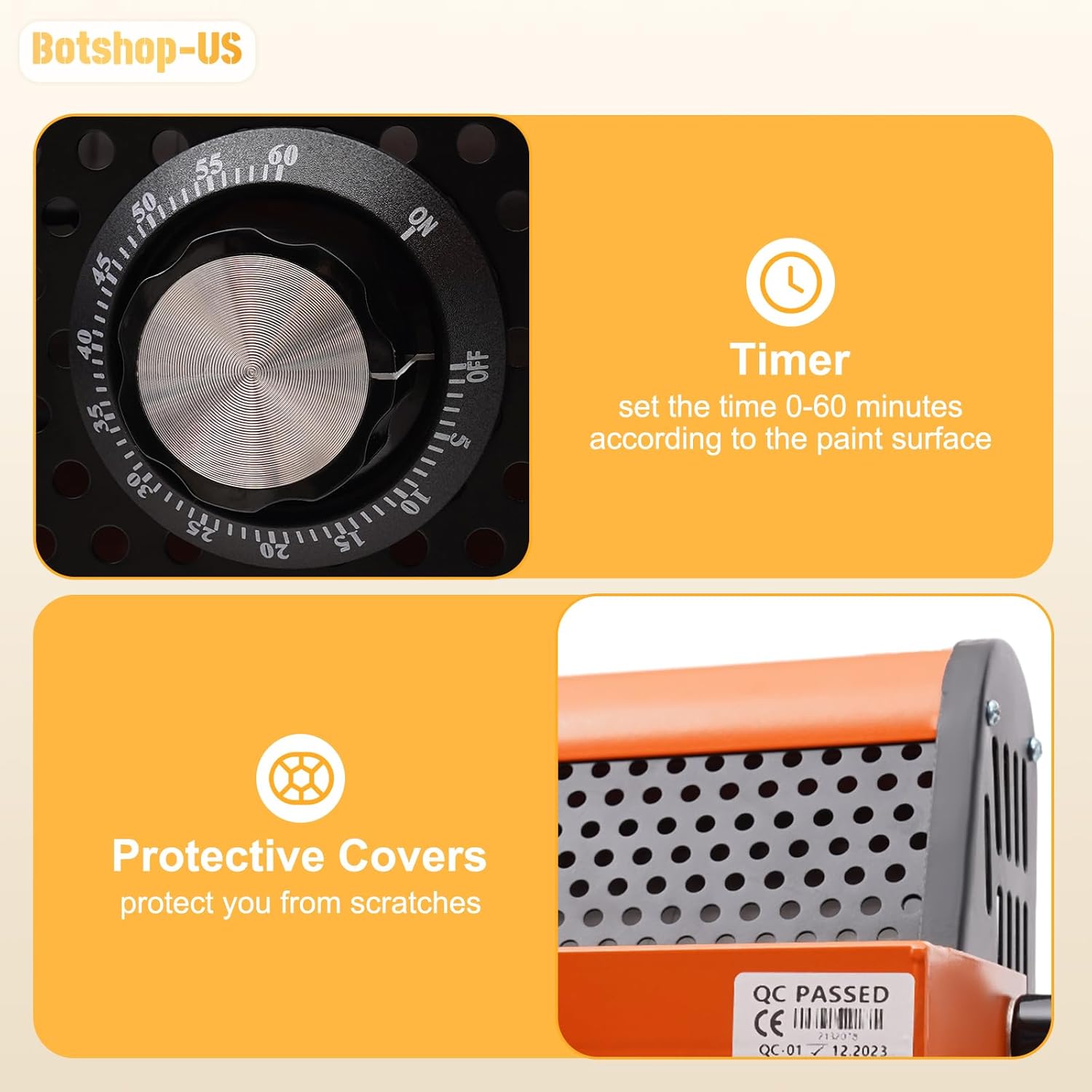 Gdrasuya10 Auto Paint Baking Lamp 800W Car Paint Curing Baking Lamp Short Wave Infrared Paint Drying Lamp for Car Repair Baking Paint Curing Lamp with Timer, Height & Angle Adjustable