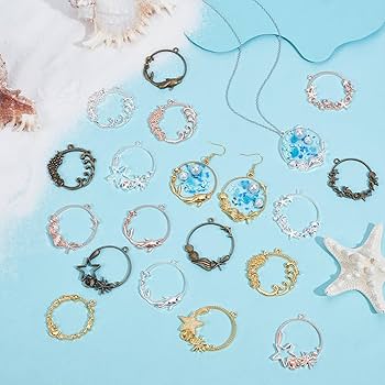 【訳あり】【記念日などに】ハンドメイド　レジンウッドフレーム【No.A1016】 楽天市場】レジン枠 フレーム 天使の羽 19mm ゴールド 10個 10ヶ