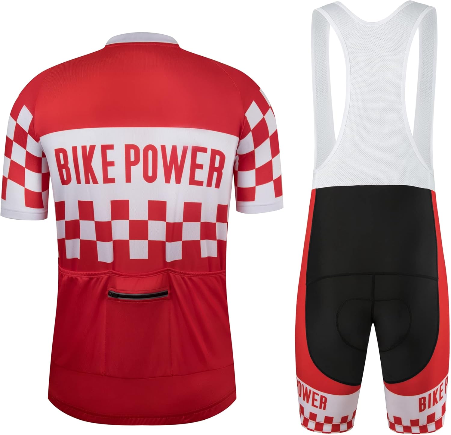 Coconut Ropamo CR Men's Cycling Jersey Set Road Bike Jersey Zipper Pocket Short Sleeves Cycling Kits Bib Shorts 3D Padded - Image 4