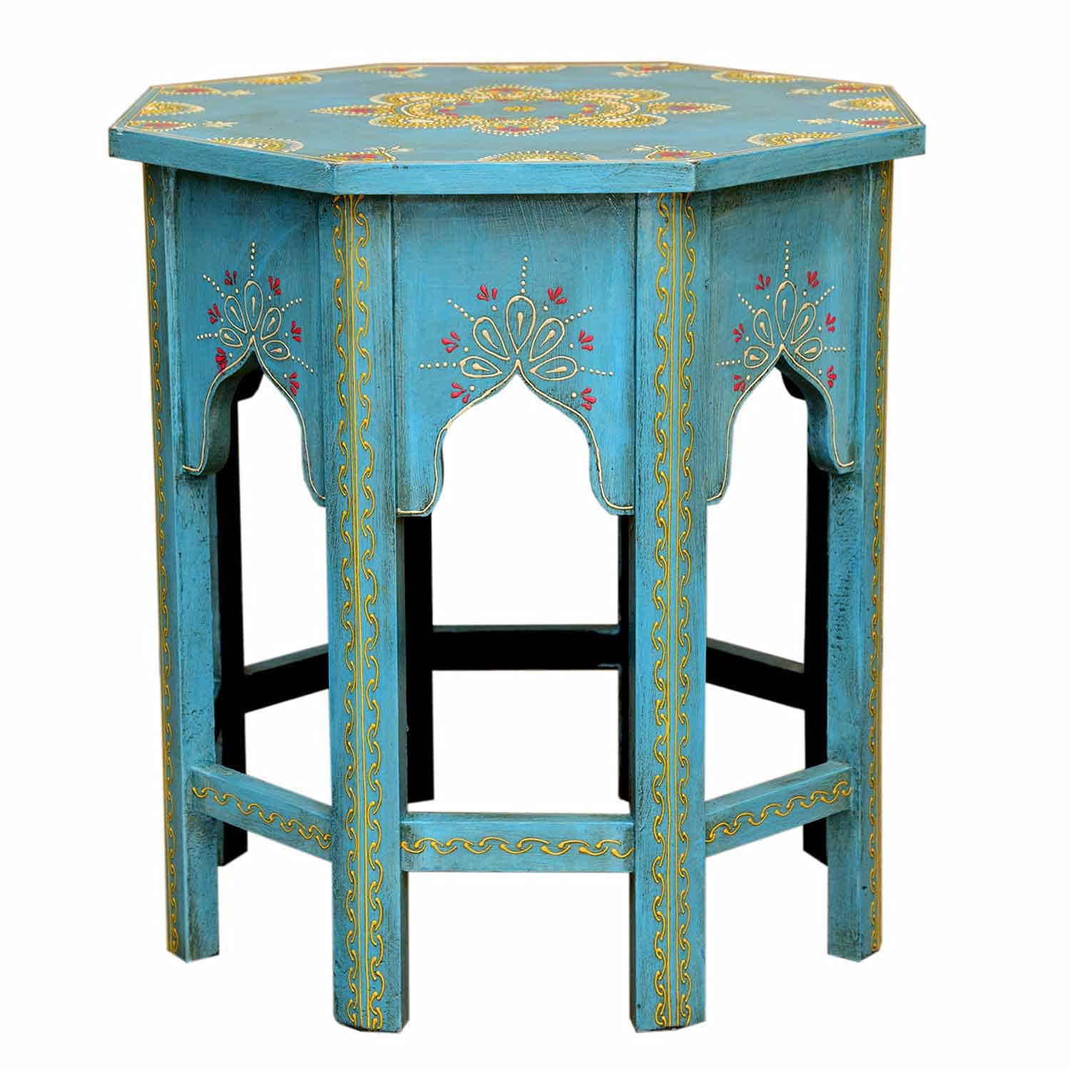 Casa Moro Tea-table side-table colourful wood 