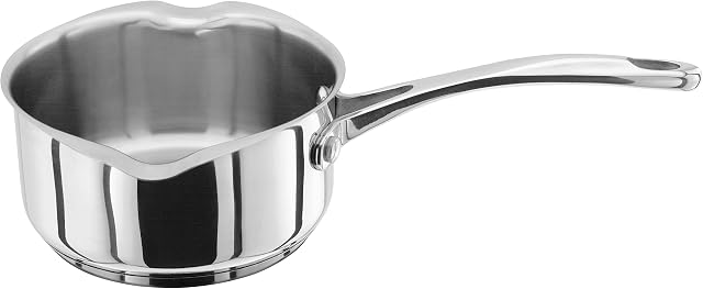 Stellar 7000 14cm 1.0L milkpan with 2 pouring lips