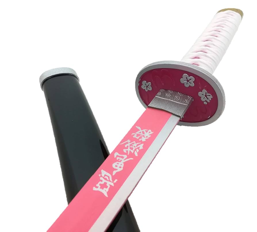 鬼滅の刃-栗花落香奈乎 武具　刀装具　日本刀　模造刀 居合刀 日輪刀 鬼滅之刃栗花落香奈乎日輪刀Cosplay道具刀– 幻想工坊