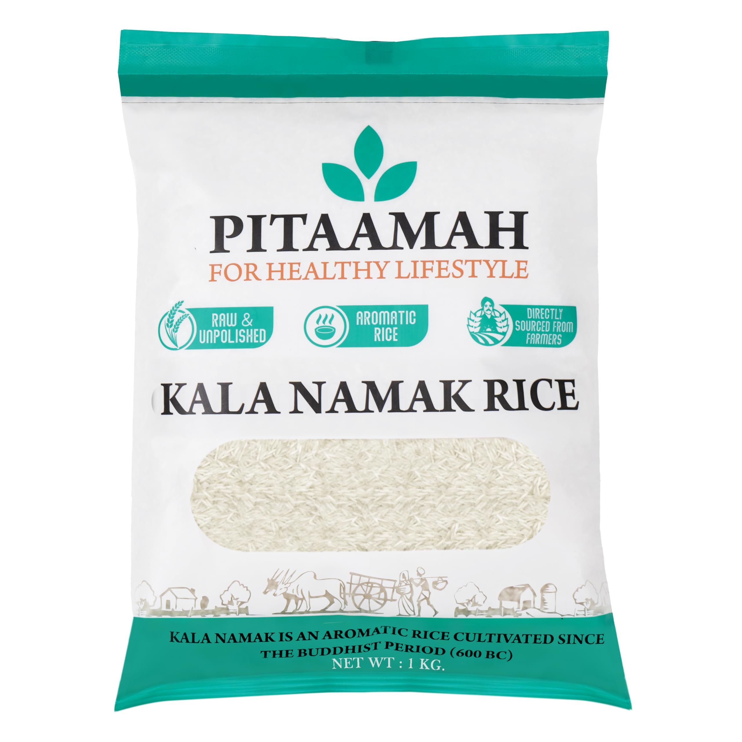 Kala Namak Rice | 2kg | Aromatic Rice | Traditionally Milled (Unpolished) | Diabetic Friendly | High in Zinc and Iron (B0D2ZMLZKJ) Amazon Price History, Amazon Price Tracker
