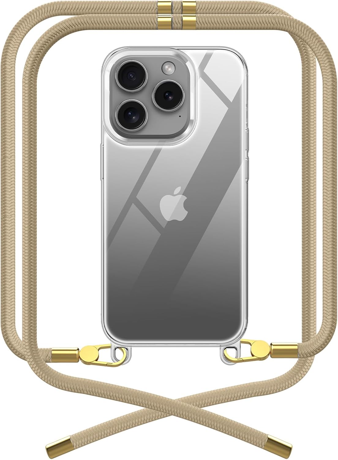 JMstore Handyhülle Mit Kette Für IPhone 16 Pro Max - Magnetisch & Stossfest