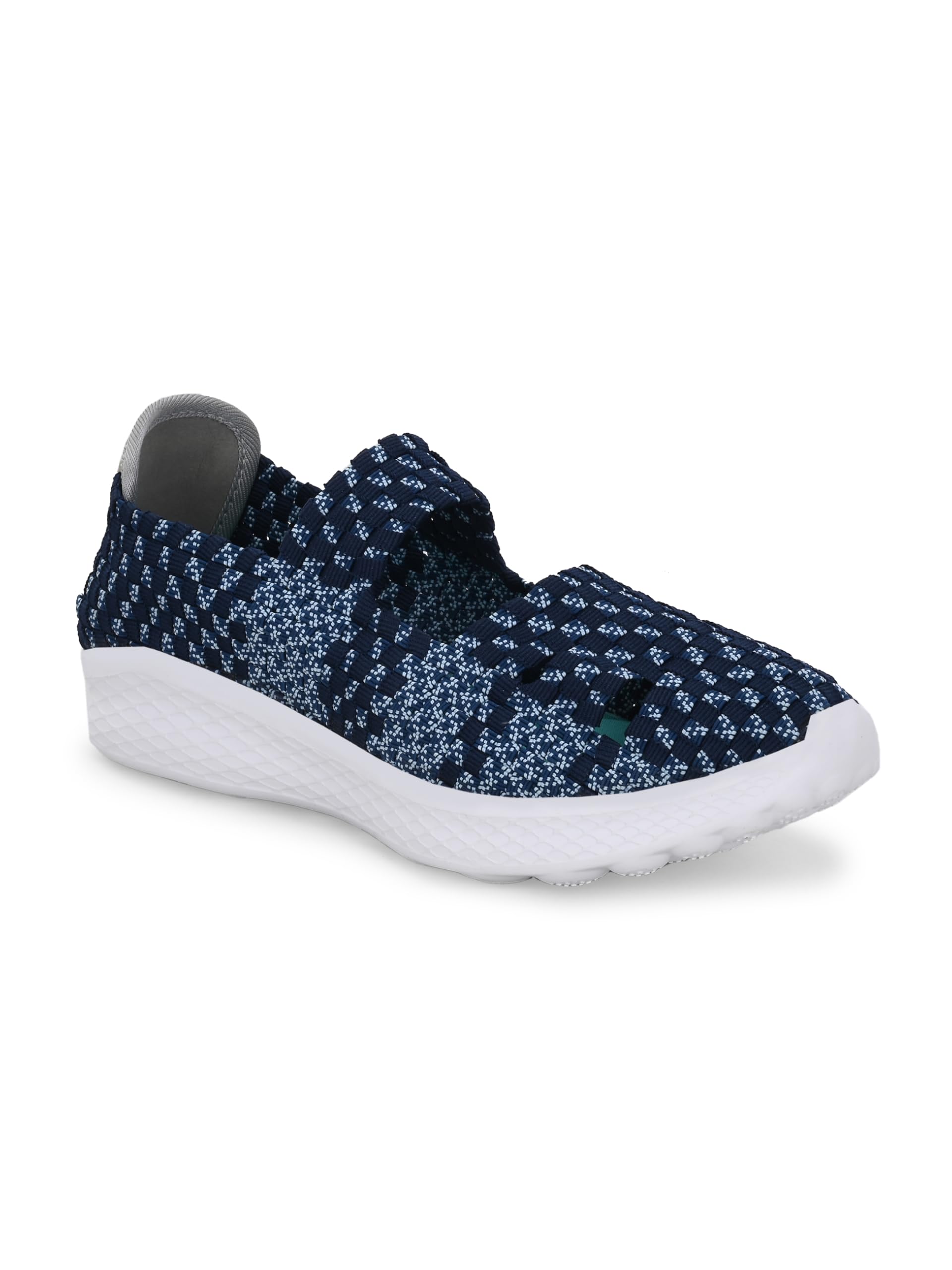 Nature Fit Casual Slip-On Shoes for Women | Womens Walking Shoes with Knitted Vamp Upper for Sock-Like Comfort | Anti-Slip Outsole | Slip-On Shoes for Women with Memory Foam Insole (Blue,37) (B0DBZKHXVW) Amazon Price History, Amazon Price Tracker