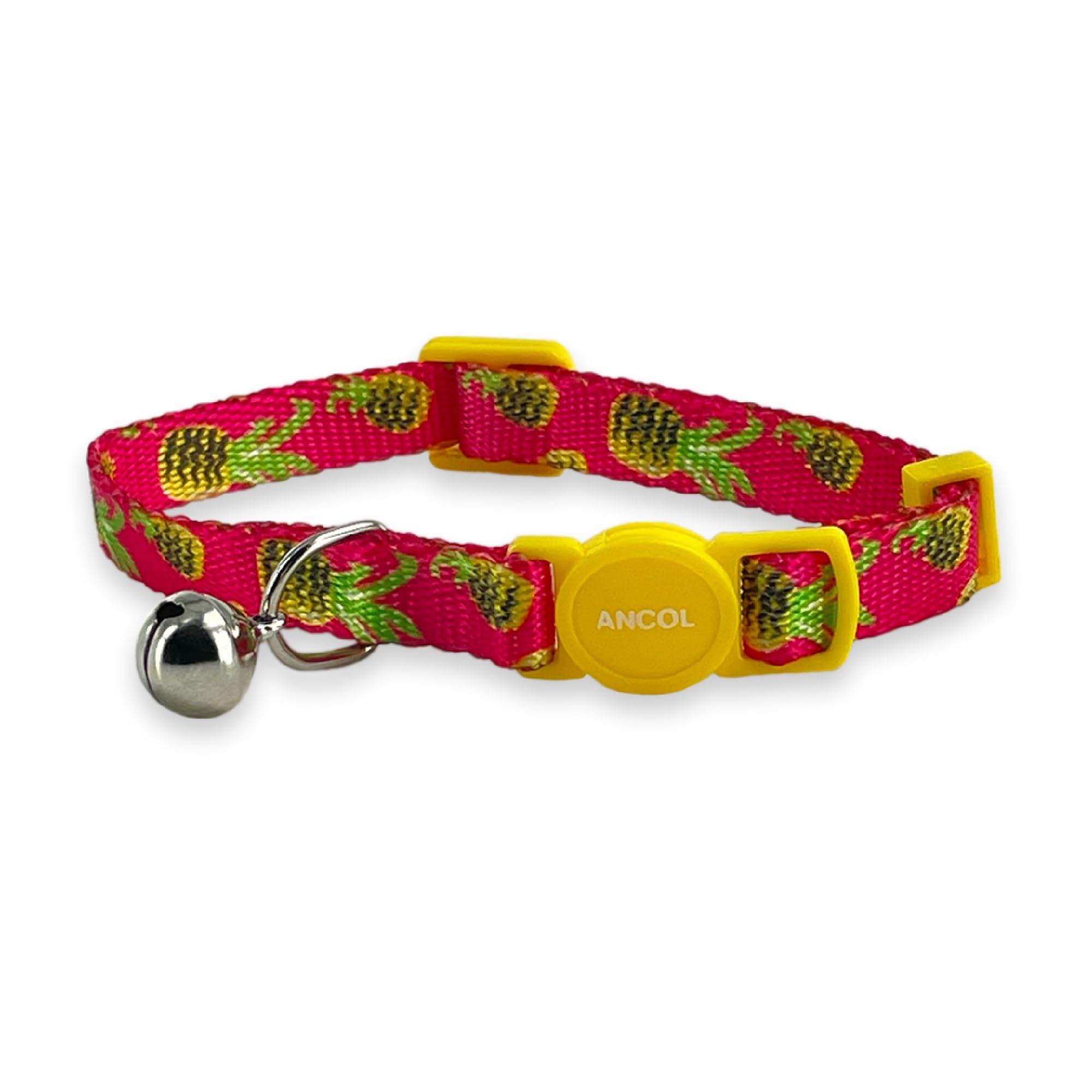 Ancol Pineapple Cat Collar with XL Warning Bell