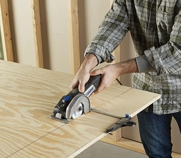 Dremel US40 Ultra-Saw Corded Mini Circular Saw Tool Kit with 3 Cutting Wheels and Auxiliary Handle