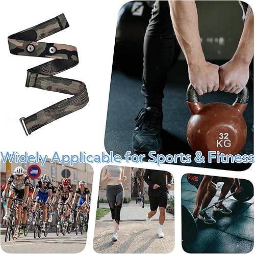 Miniatura 4 de Polar H10 - Correa de repuesto para el pecho, correa ajustable para monitor de frecuencia cardíaca compatible con Polar H9H7, Garmin, Wahoo TICKR,